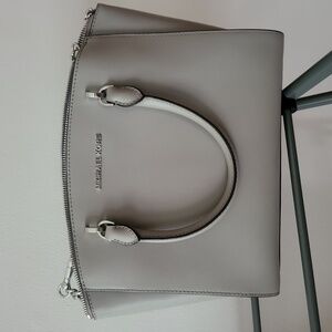 Michael Kors gray shoulder bag